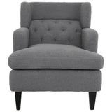 Upholstered Accent Chair Tufted Armchair For Living Room And Bedroom