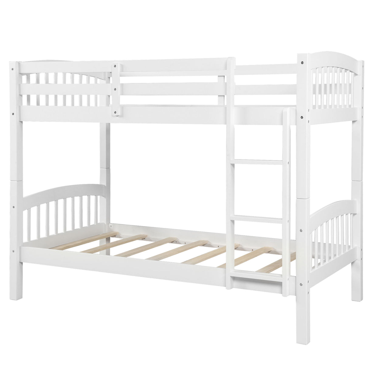 Solid Construction Bunk Bed With Ladder
