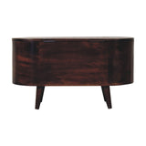 Rounded Lid Up Blanket Box