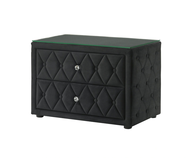 Josephine Night Stand Black