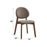 Hadasa - Side Chair, Elegant Upholstery (Set of 2)