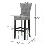 Elegant Barstool Set With Plush Cushioning