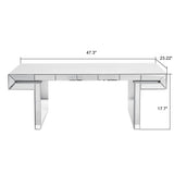 American Vintage Industrial Coffee Table, Double Tier Design