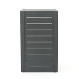 Aluminum Outdoor C - Shaped Side Table For Patio