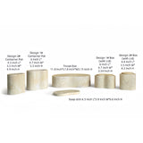 Elegant Natural Marble Bathroom Accessories Set