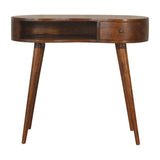 Rounded Writing Desk - Chestnut