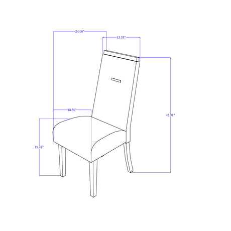 Moon - Dining Chairs (Set of 2) - Gray