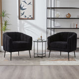 Vanity Barrel Accent Lounge Chair