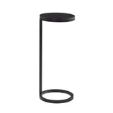 Yancey - Round Metal Accent Table - Antique Bronze