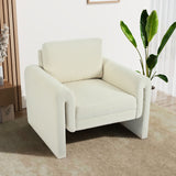 Modern Upholstered Accent Chair, Sturdy Support & Luxurious Comfort