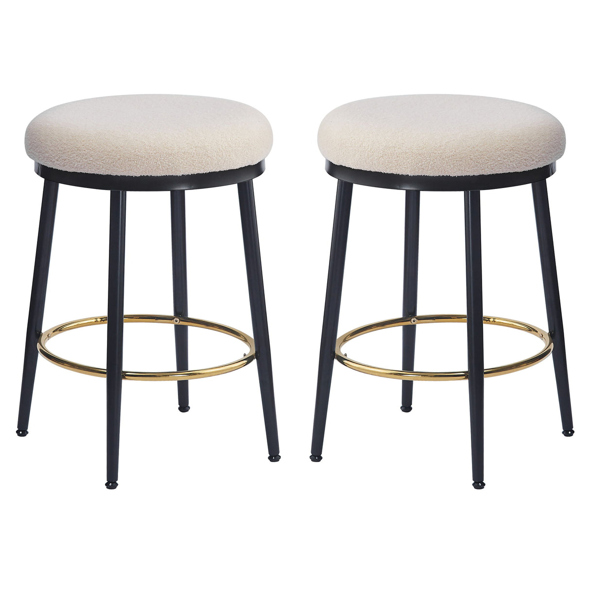 Stylish Design Counter Stools (Set of 2)
