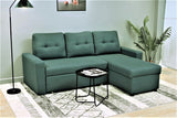 Convertible L Shaped Sectional Sleeper Sofa Bed, Saving Pull Out Couch