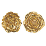 Rose Hanging Wall Accents (Set of 2) - Gold