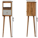 Solid Wood Mini Nightstand