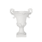 Roman Style Garden Urn Planter - Antique White
