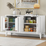 4 Door Sideboard Storage Cabinet With Door Shelf