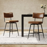 Retro Swivel Counter Stools (Set of 2)