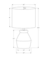 Lighting, Table Lamp Modern - Cream