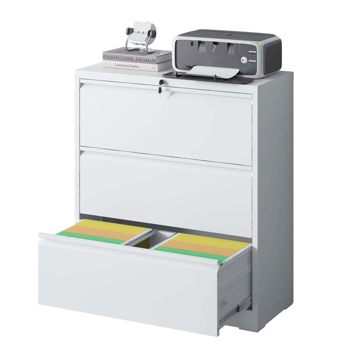Premium Drawer Metal Lateral File Cabinet With Lock
