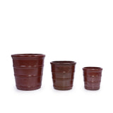 3 Pieces Flowerpot, Planter For Patio, Garden Or Windowsills