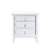 Hammond - 3 Drawer Nightstand - White