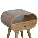 Circular Open Bedside Nightstand
