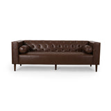 Contemporary 3 Seater Sofa With Tufted Design