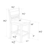 Davis - Barstool (Set of 2) - Gray