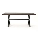 Rolando - Outdoor Aluminum Dining Table With Steel Frame