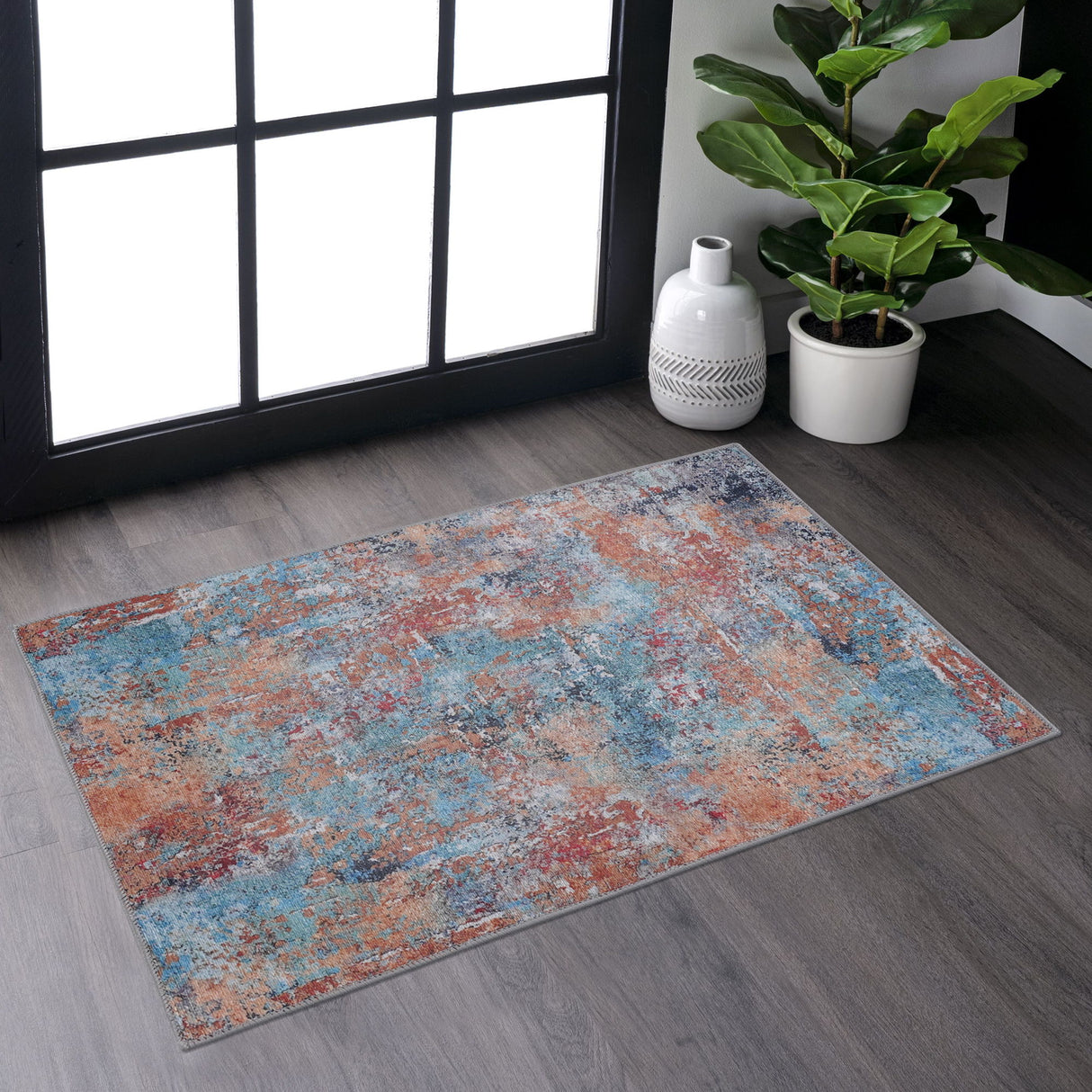 Maval - Machine Washable Area Rug