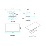 Tony - Dining Table - Brown / Beige