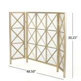 Margaret - 3 Panel Fireplace Screen Iron