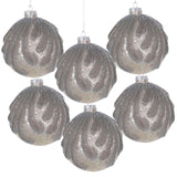 Decorative Hanging Ball Christmas Tree Ornaments For Holiday Party Decorations (Set of 6)