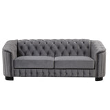 Sofa With Thick Removable Seat Cushion, 3 Seater