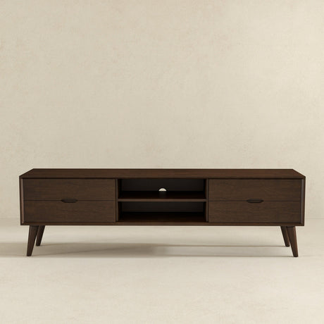 Adrian - TV Stand - Walnut Brown