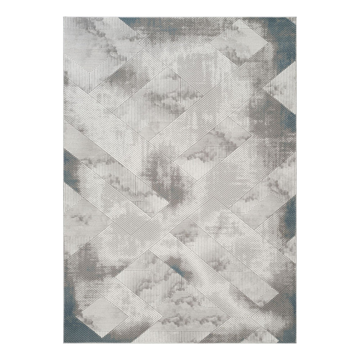 Geometrix - Contemporary Rug With 3D Effect