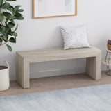 Acacia Wood Dining Bench, Farmhouse Style