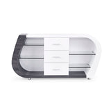 Anne - Buffet - White / Gray