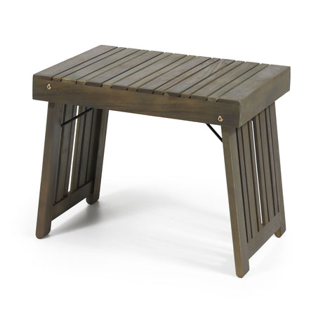 Temptation - Outdoor Foldable Side Table With Slat Design