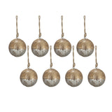 Christmas Ball Ornaments, Wood Decorative Hanging Ball Christmas Tree Ornaments For Holiday Party Decorations