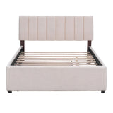 Upholstered Platform Bed With Trundle