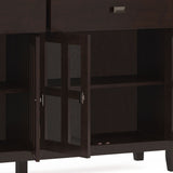 Artisan - Large 4 Door Sideboard Buffet - Dark Chestnut Brown