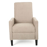 Minimalist Design Fabric Push Back Chair