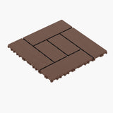 Patio Diy Module Interlocking Decking Tiles Floor, Outdoor And Indoor, Easy And Quick Installation