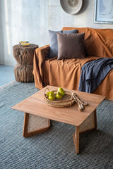 Teak Coffee Table - Natural Wood / Brown