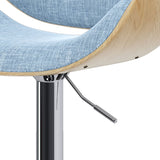 Marana - Handcrafted Bentwood Adjustable Swivel Bar Stool