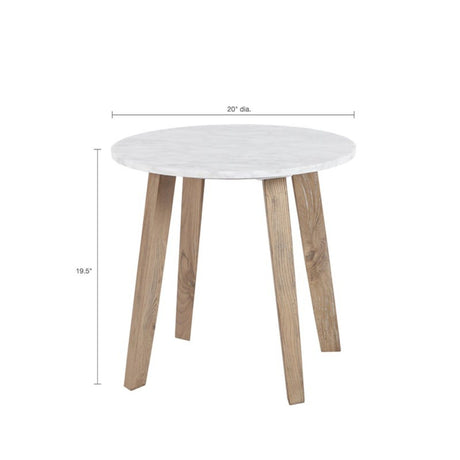 Milo - End Table - White