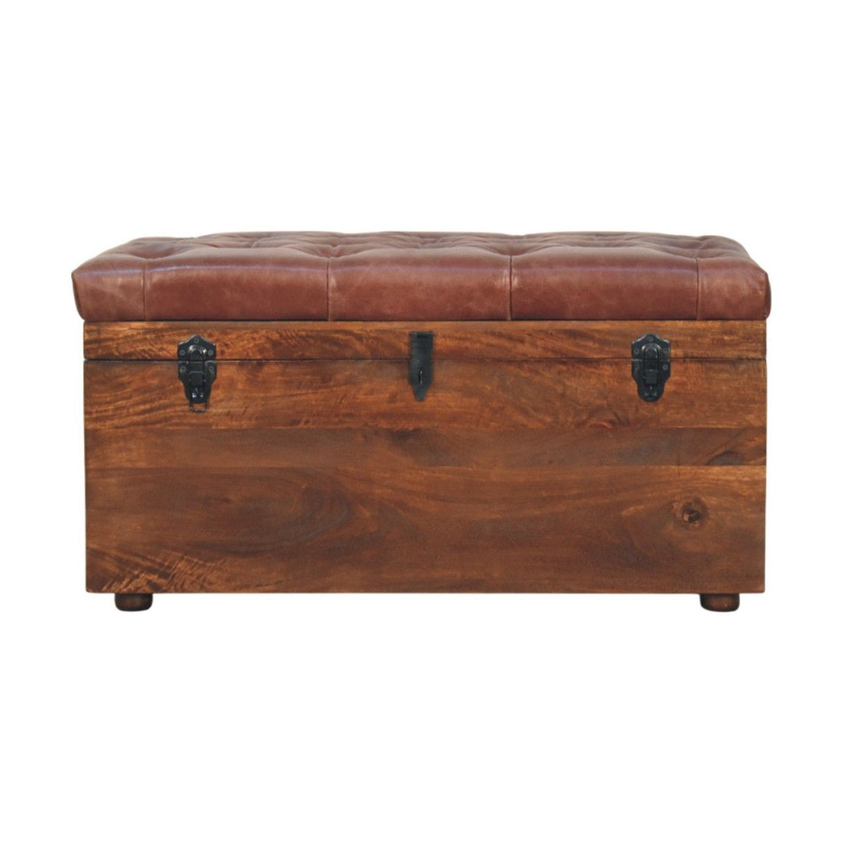 Buffalo - Leather Storage Trunk