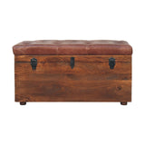 Buffalo - Leather Storage Trunk
