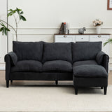 Convertible Combination Sofa With Footstools With Storage
